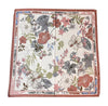 Twill Floral Print Silk Scarf