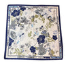 Twill Floral Print Silk Scarf
