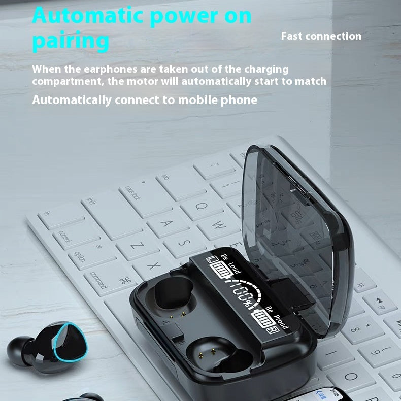 Stereo Earphone Sports Bluetooth Headset With Digital Display