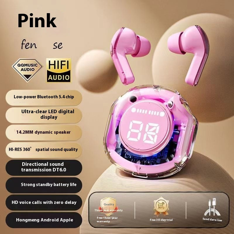 Ear Hook Bone Conduction Wireless Bluetooth Headset Color Display