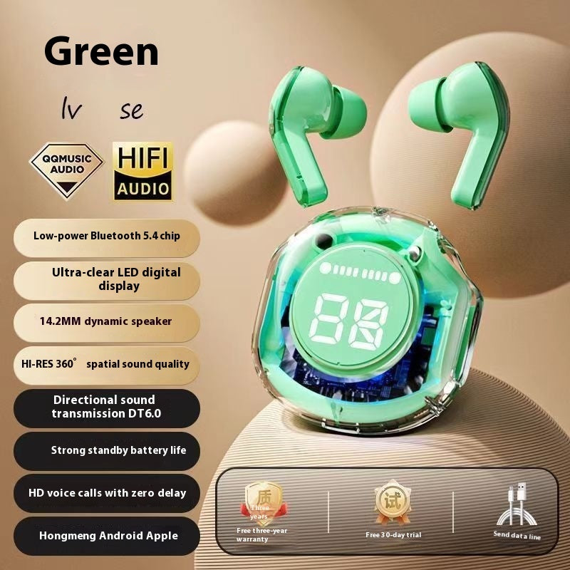 Ear Hook Bone Conduction Wireless Bluetooth Headset Color Display