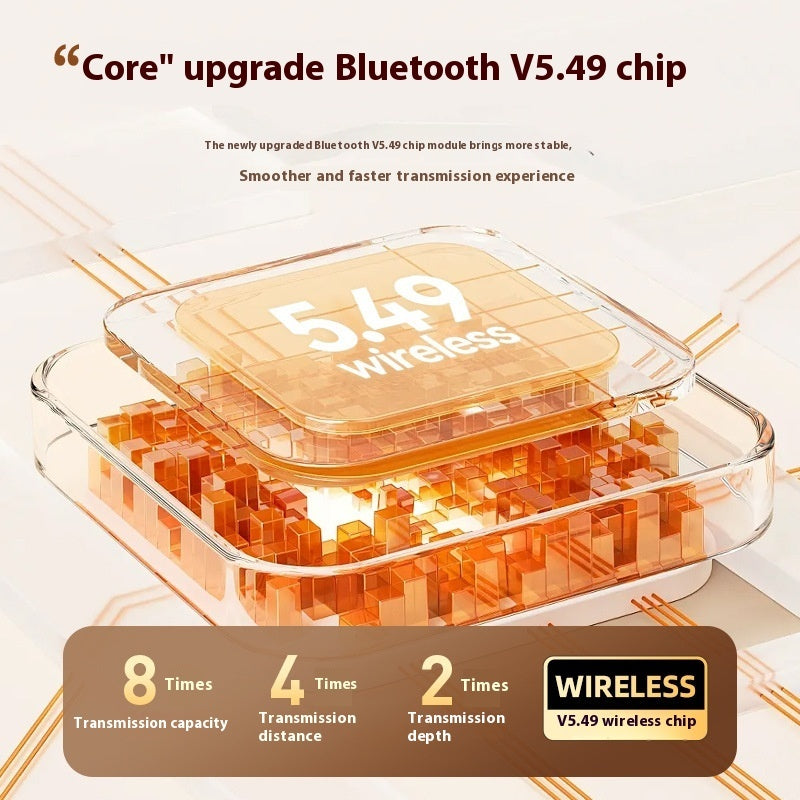 Ear Hook Bone Conduction Wireless Bluetooth Headset Color Display