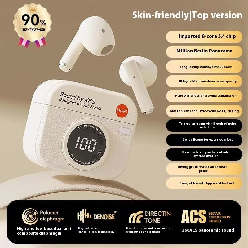 Ear Hook Bone Conduction Wireless Bluetooth Headset Color Display