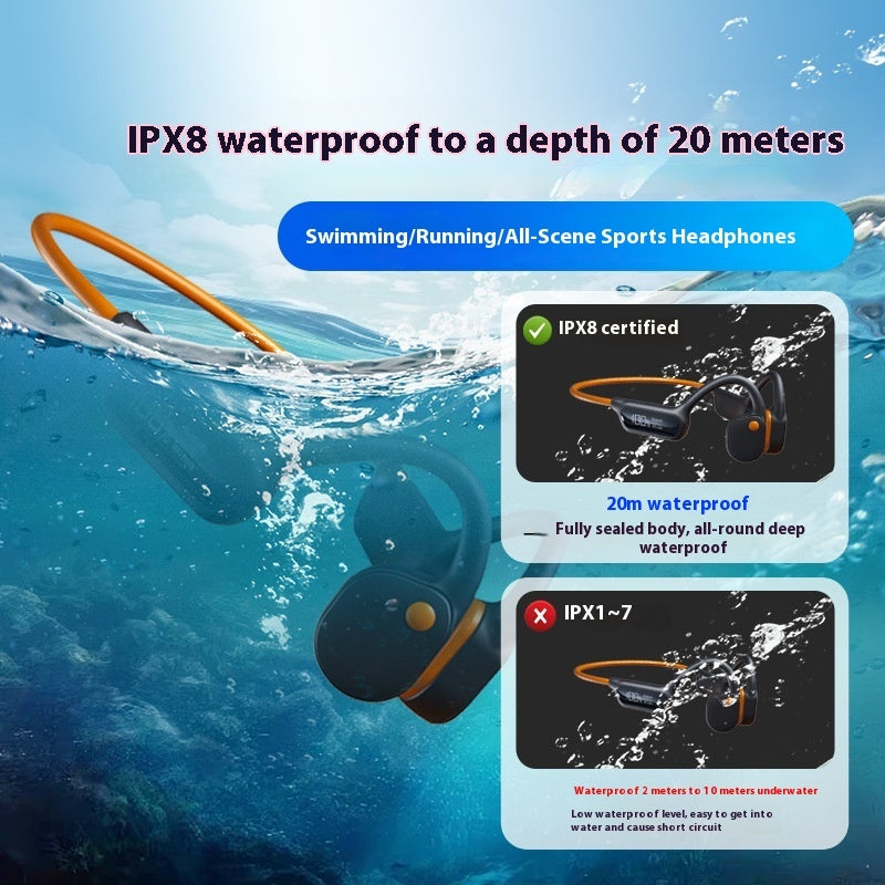 X10 Professional Swimming Waterproof Bone Conduction Headset