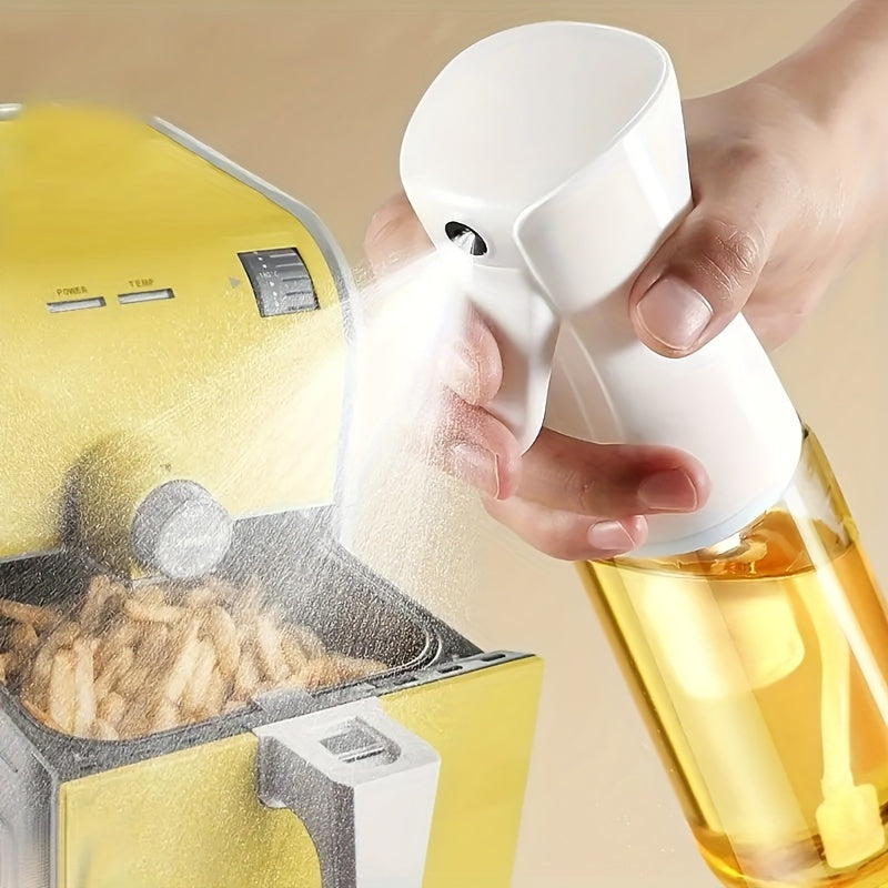 1pc Plastic Oil Sprayer Bottle, Dual-Function Olive Oil Mister and Dispenser, Leak-Proof