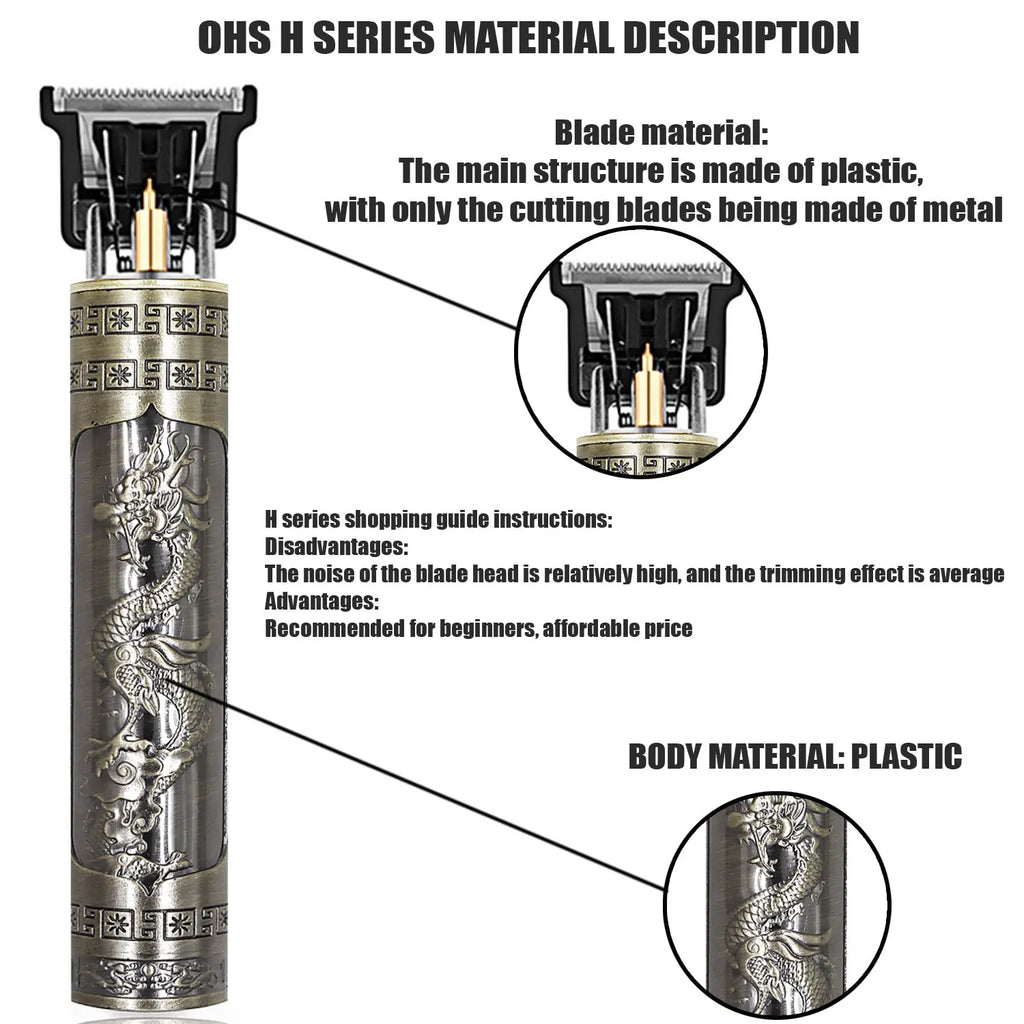 T9 Hair Clipper Repair Beard Shaving Body Hair Trimmer