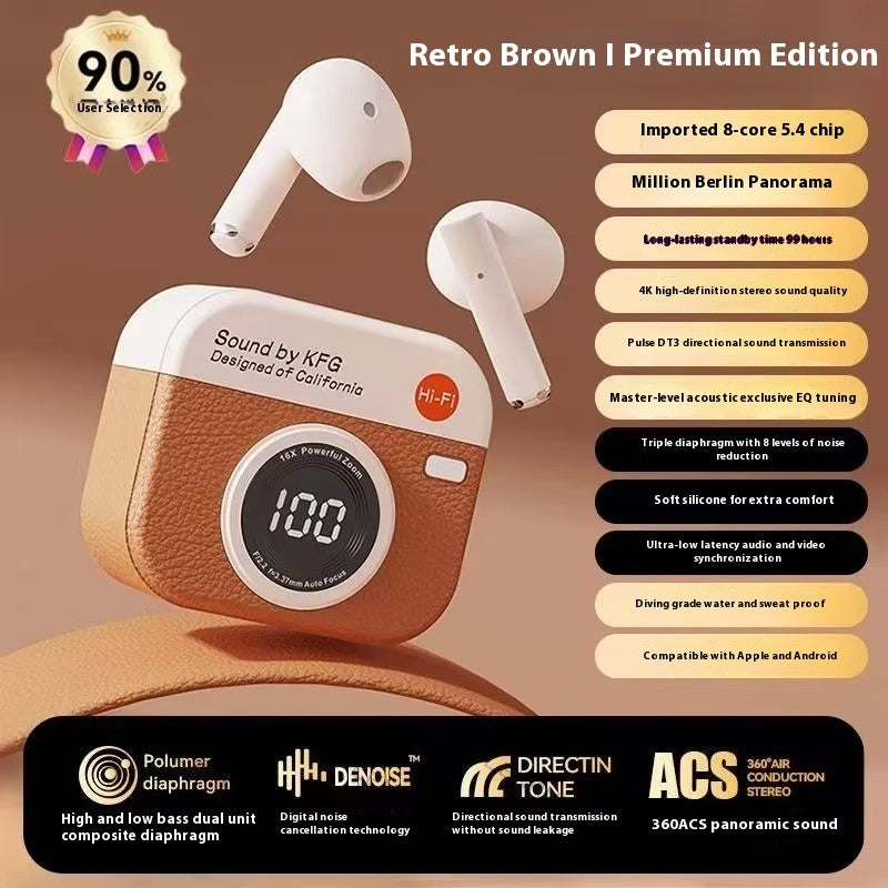 Ear Hook Bone Conduction Wireless Bluetooth Headset Color Display