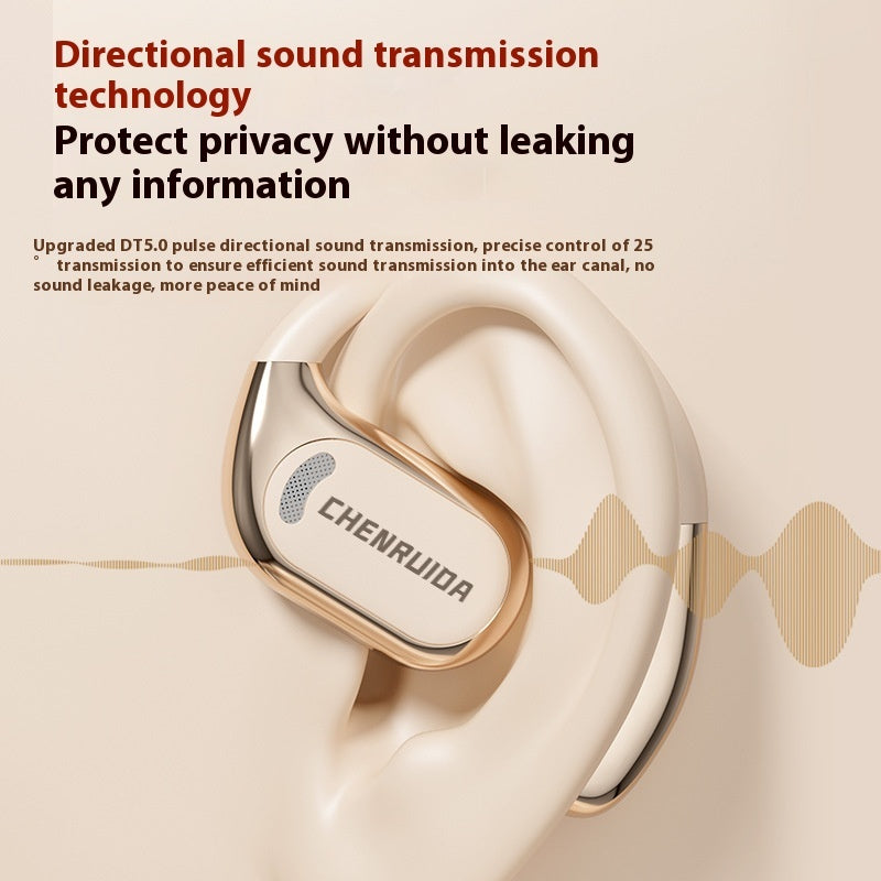 Ear Hook Bone Conduction Wireless Bluetooth Headset Color Display