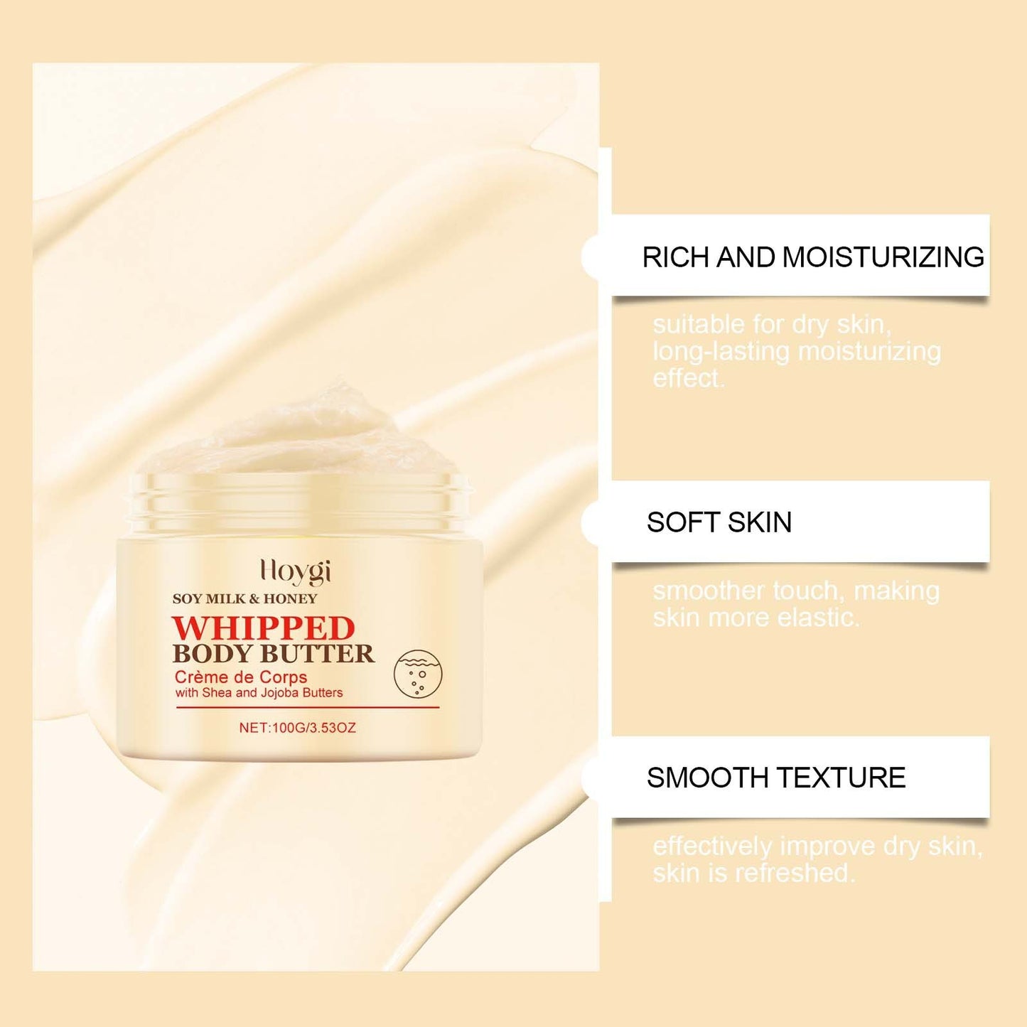 Whipped Hydrating Nourishing Smooth Skin Brightening Daily Care Moisturizer